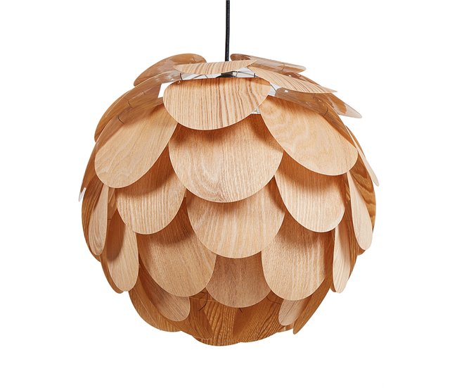 Beliani Lámpara colgante BAMPUR Natural
