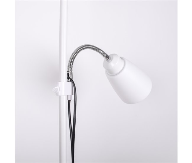 Lámpara De Pie Metal Serie Varese Blanco