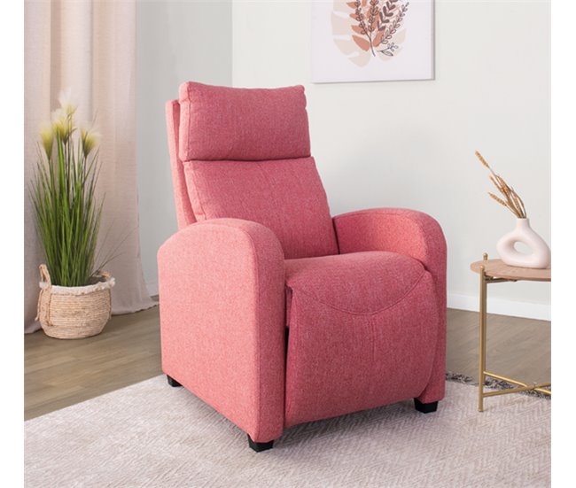 Sillón relax MILU manual color rosa Rosa