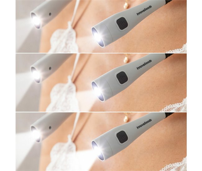 Luz de Lectura Recargable para Cuello Negro