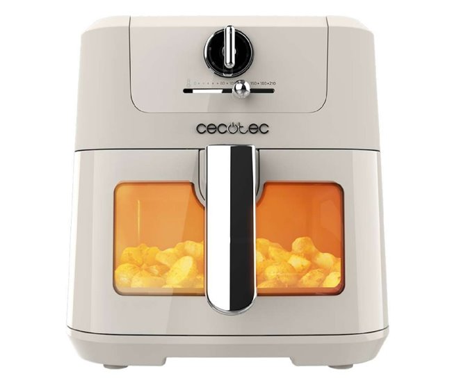 Cecotec Freidora sin aceite Freidora de aire Cecofry Antique 5000 Beige