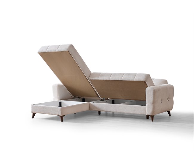 Chaise longue cama reversible HERMÉS Blanco