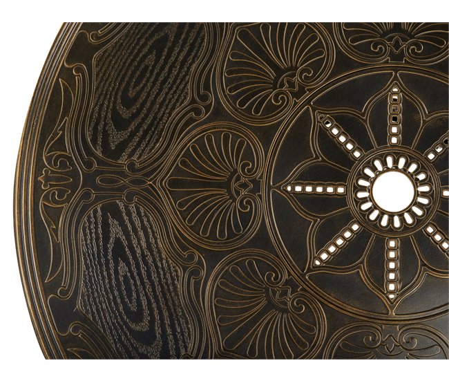 Beliani Conjunto de comedor SAPRI Marron