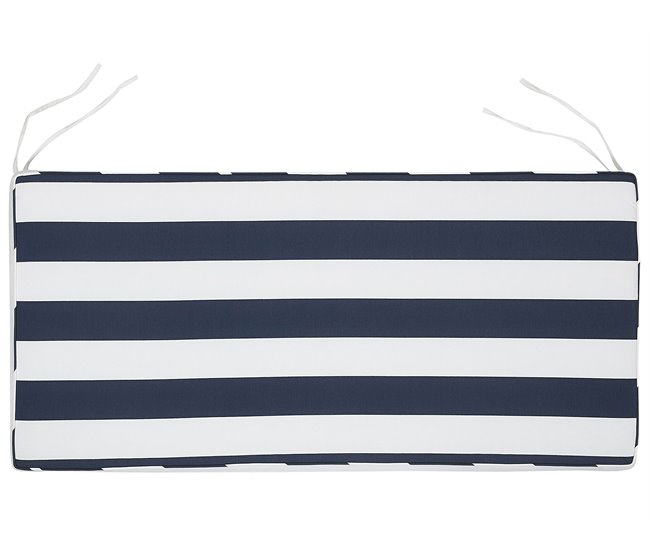 Beliani Banco Madera de acacia con certificado FSC® VIVARA 160x61 Azul Marino