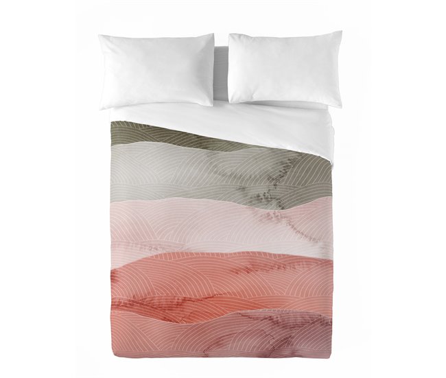SANDAL - Funda Nórdica Estampada de Algodón Extrasuave OCEAN RED 