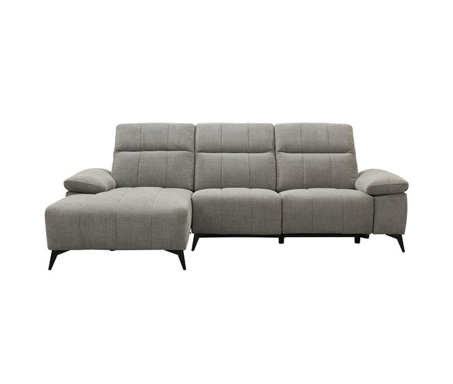 Chaise longue relax eléctrica ANDY Gris Claro