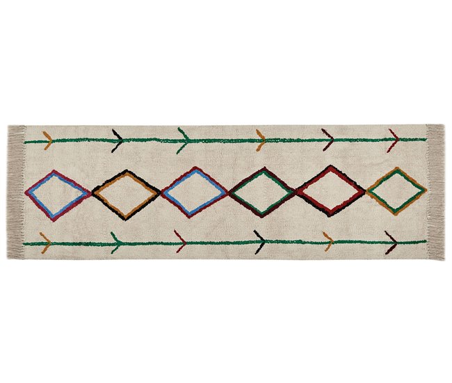 Beliani Alfombra de pelo corto CETMI 80x230 Beige