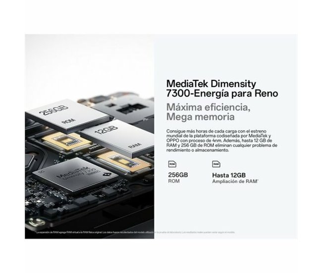 Smartphone OPPO Reno12 5G Negro