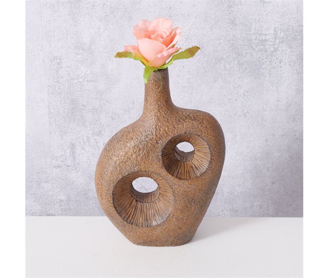 Jarrón decorativo HAMSTON marca BOLTZE Marron