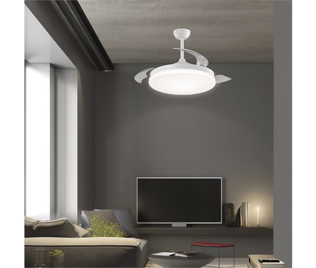 Ventilador MALTA II retractil color blanco Blanco