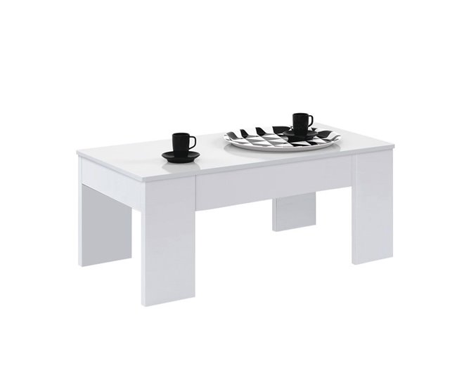 Mesa de centro elevable MARTIN Blanco