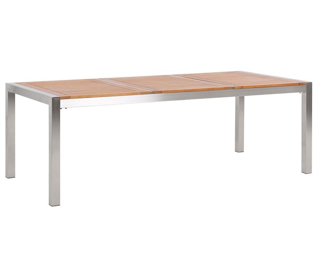 Beliani Conjunto de comedor GROSSETO Blanco