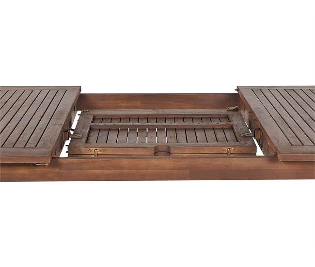 Beliani Conjunto de comedor CESANA Marron