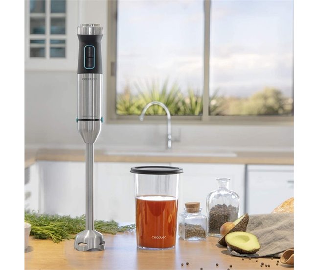 Cecotec Batidora de mano Batidoras De Mano Power Titanblack 1500 Inox