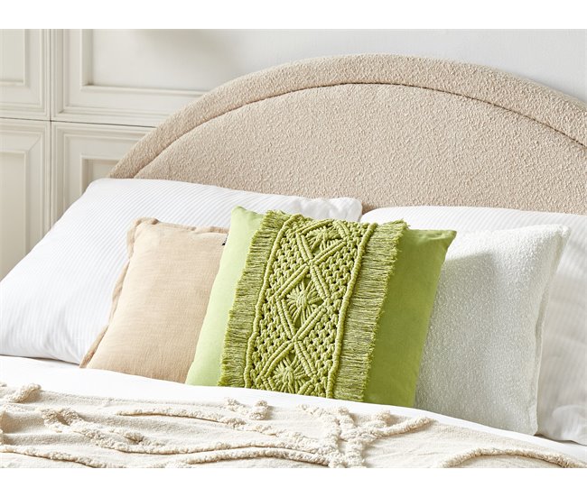 Beliani Cojín decorativo KALAM 45x45 Verde