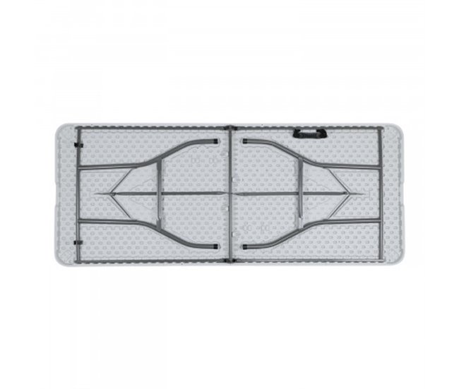 Pack 2 Mesas Plegables Rectangular Catering 7house 240x74 Blanco