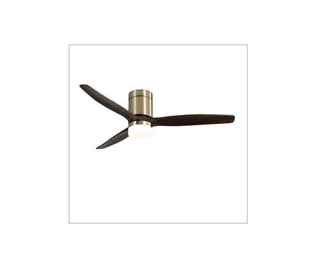 Ventilador De Techo Metal Serie Aguilã³n Dorado