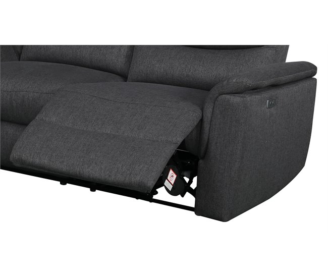 Chaise loungue relax FAMILY eléctrico Antracita