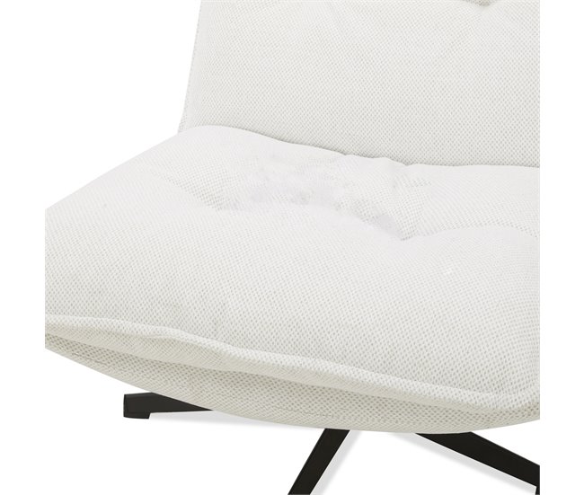 Sillón decorativo rotativo LAIA Beige