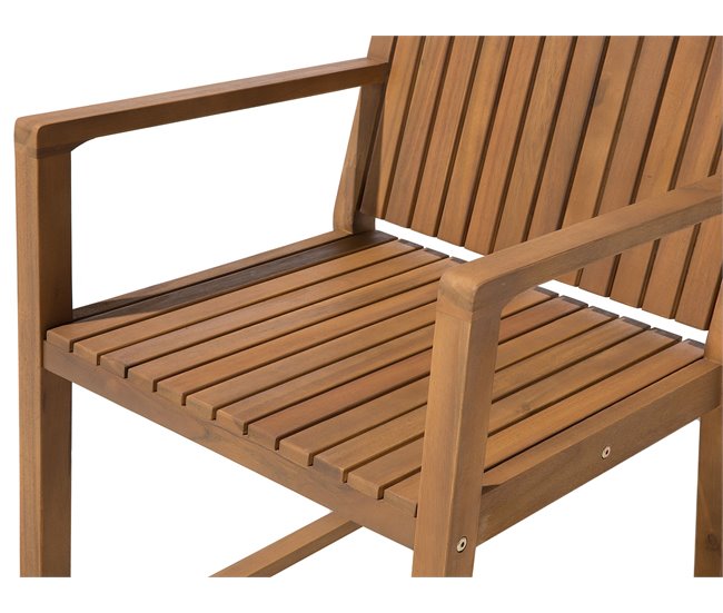 Beliani Silla de jardín SASSARI Azul Marino