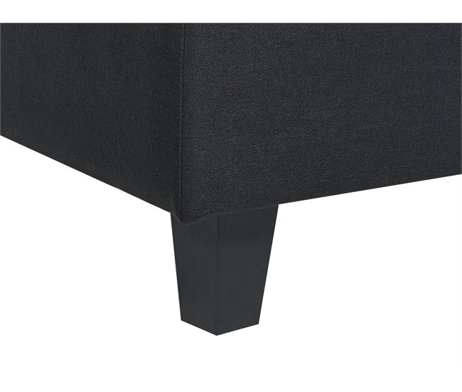 Beliani Sofá modular Poliéster UNSTAD Negro