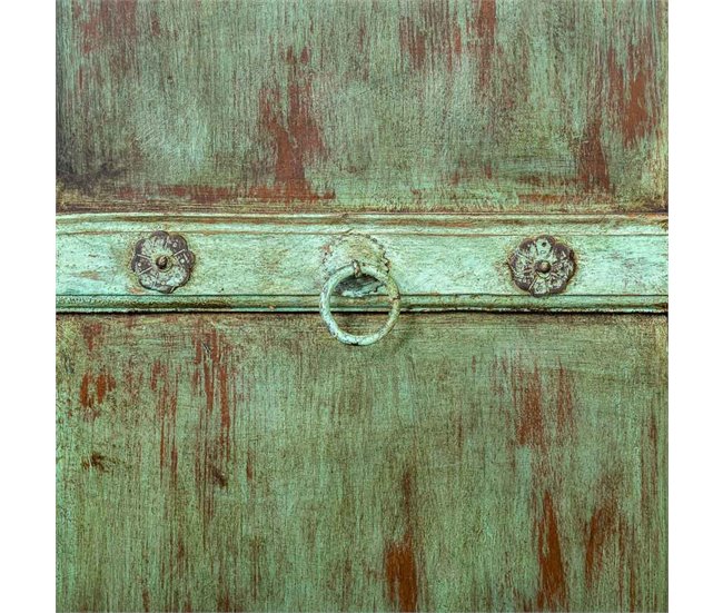 Armario de madera acabado artesanal Multicolor