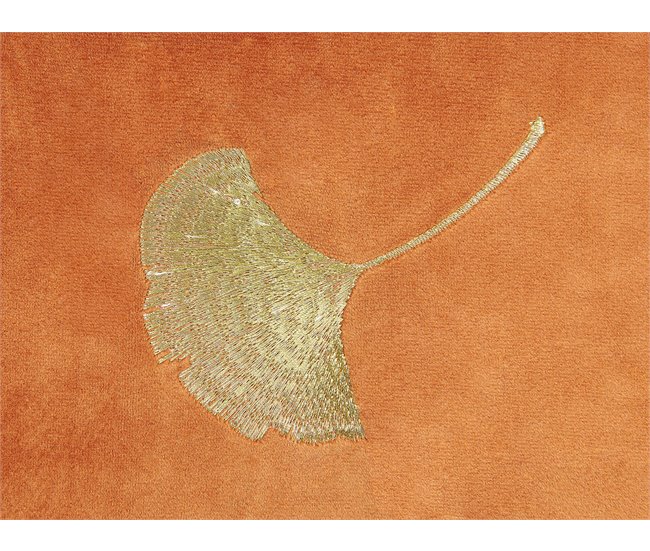 Beliani Cojín decorativo TULIP Naranja