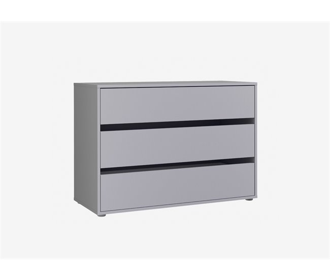 Cajonera 3 cajones para armario NEVADA Gris