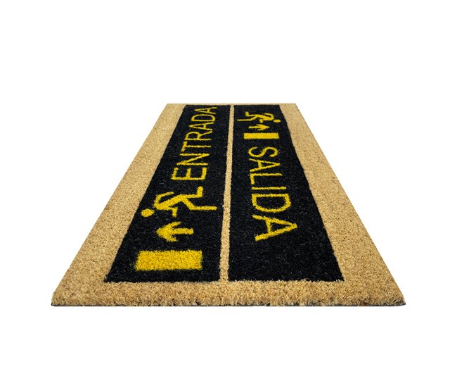 Acomoda Textil – Felpudo de Coco Natural Ecológico Animado. Marron Claro