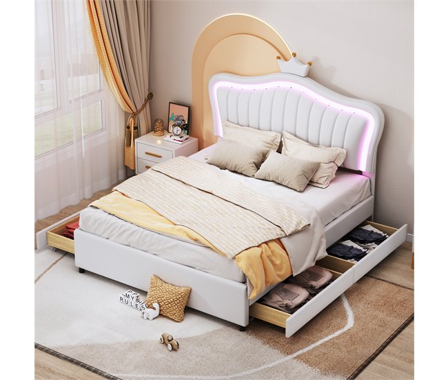 Camas de matrimonio Blanco