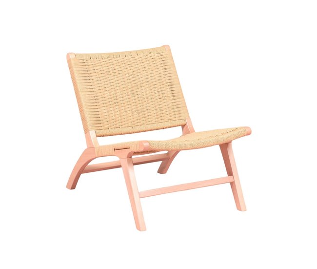 Sillón nórdico en madera de haya y cuerda ecológica - Liam Haya