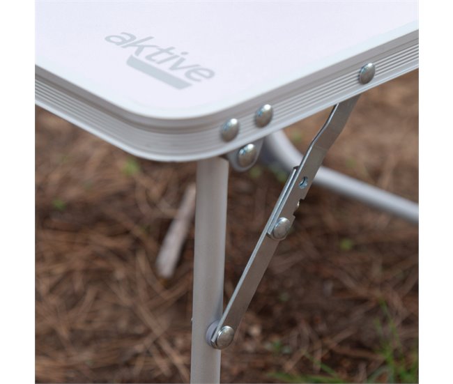 Aktive Mesa plegable pequeña camping antivuelco y ultraligera Malva