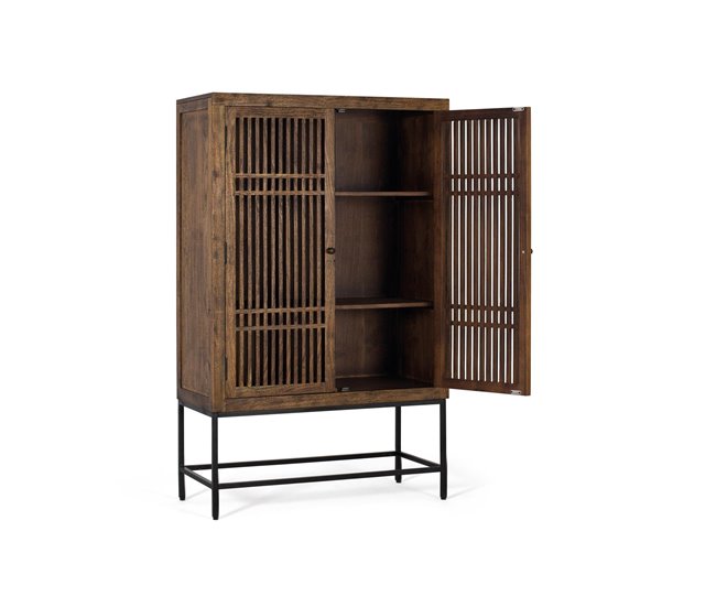 ARMARIO MADERA ACACIA  .Giner y Colomer Marron