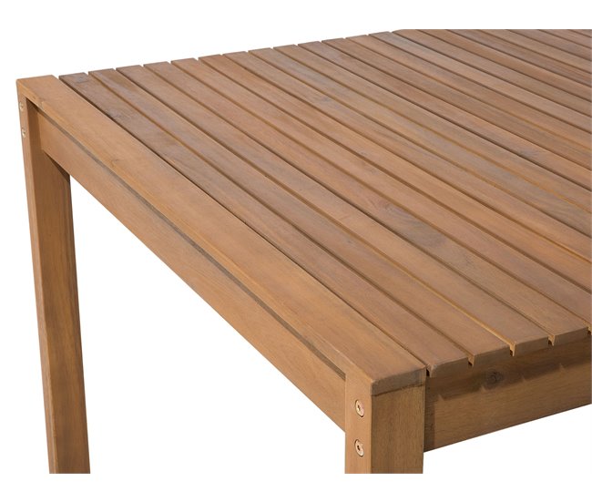 Beliani Conjunto de comedor SASSARI Blanco/ Azul
