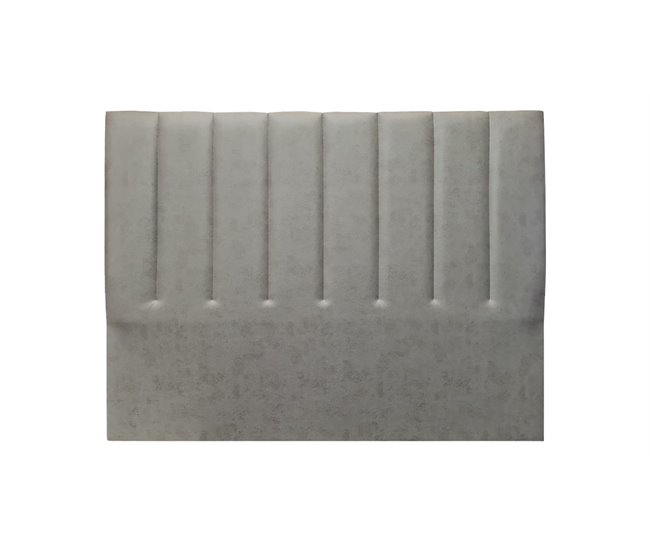 Cabecero PRAGA 160cm tela polipiel Gris Claro