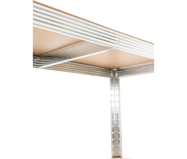 Set De 2 Estanterías Galvanizadas G 90 Plateado