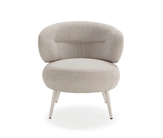 Sillón decorativo LIVA color beige Beige