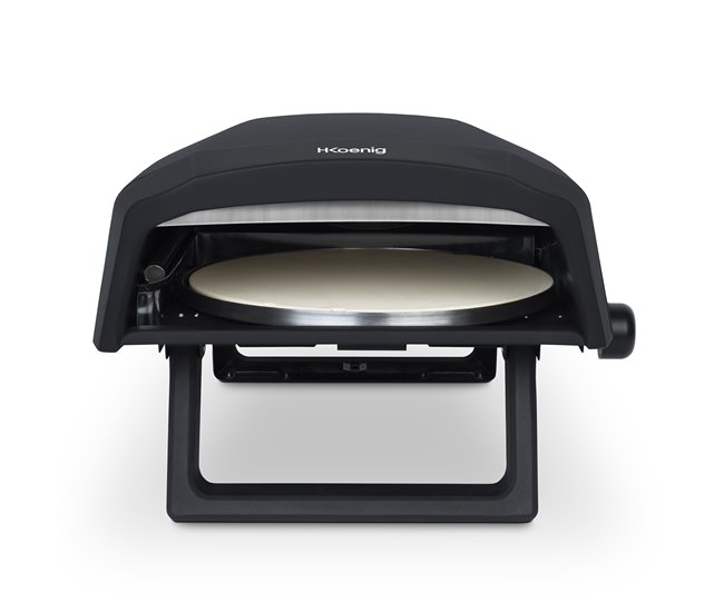 Horno De Pizza A Gas Gino640 H.koenig Negro/ Gris