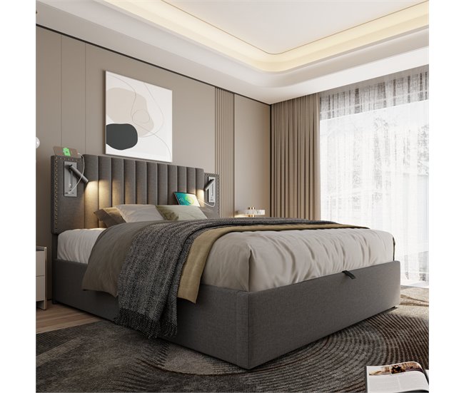 Canapés abatibles Gris