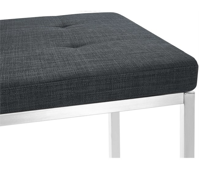 Banco - Barci - Tela 100x40 Gris Oscuro