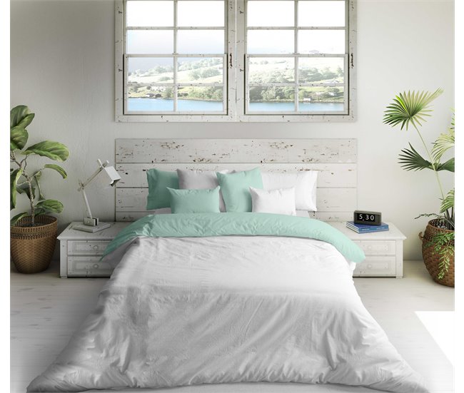 FUNDA NORDICA BICOLOR REVERSIBLE 