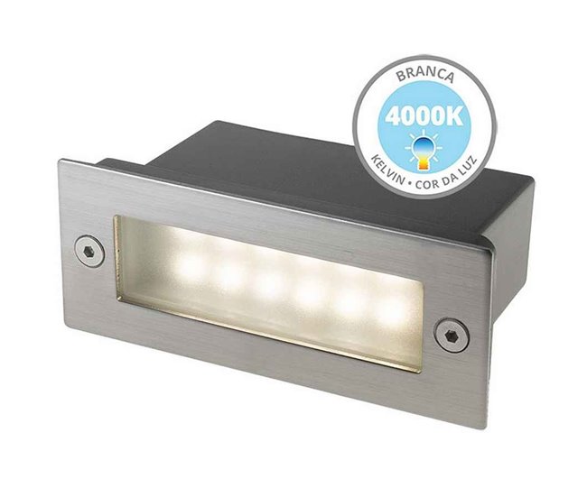 Empotrable Exterior Aluminio Serie Magnus Niquel