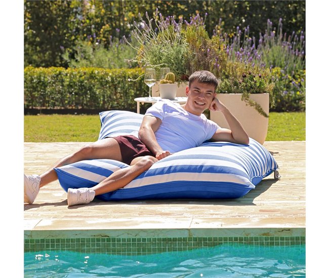 Big Puff Toldotex  para Exterior o Interior HAPPERS Azul