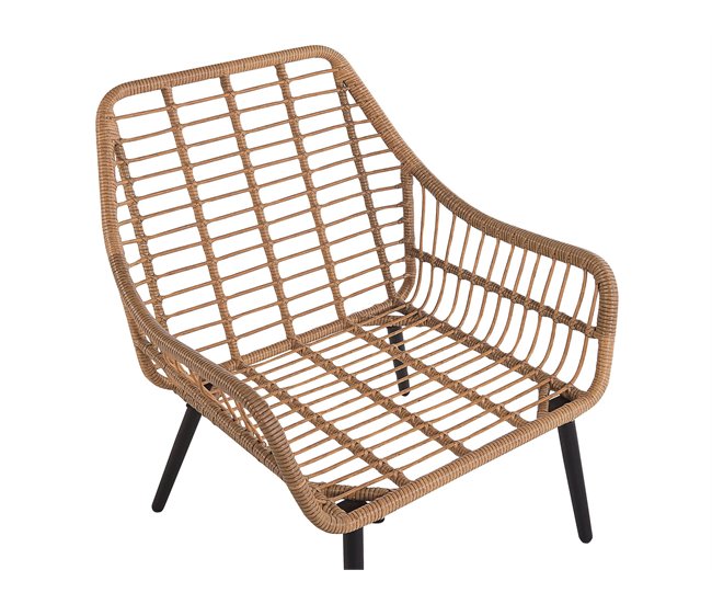 Beliani Conjunto bistro LAURETO Beige