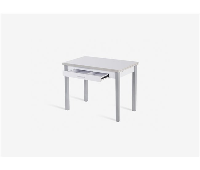 Mesa de cocina extensible SETA Blanco