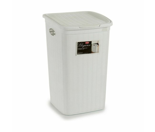 Cesto para la Ropa Elegance Blanco