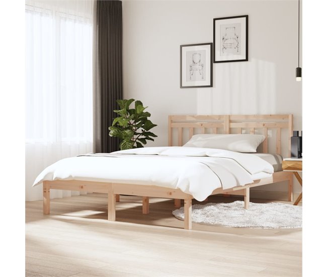Estructura de cama 120x200 Madera
