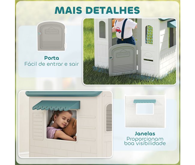 Casita Infantil PP AIYAPLAY Crudo