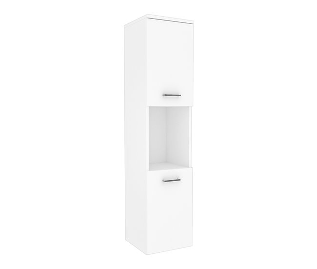 Armario alto para baño Krildihana [en.casa] 30 Blanco