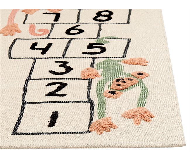 Beliani Alfombra para niños KATIET Multicolor
